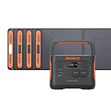 Jackery Solargenerator 1000 PRO 800W, 1002Wh Powerstation mit 4* 200W Solarmodulen, Solar&AC Schnellladung in 1,8 Std, Dual PD 100W Ports, mobile Stromversorgung für unterwegs und als Notstromaggregat