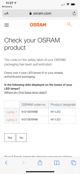 Verifizierung-Osram-LED-via-QR-Code-Abgleich-Bestellnummer