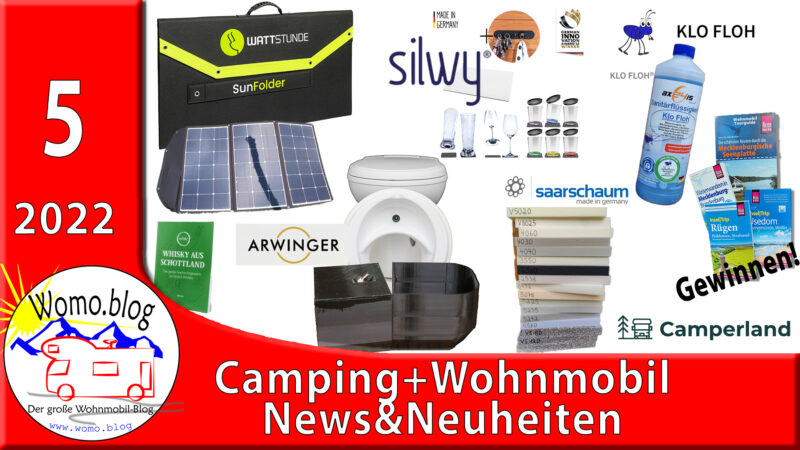 Camping und Wohnmobil News&Neuheiten 05/2022