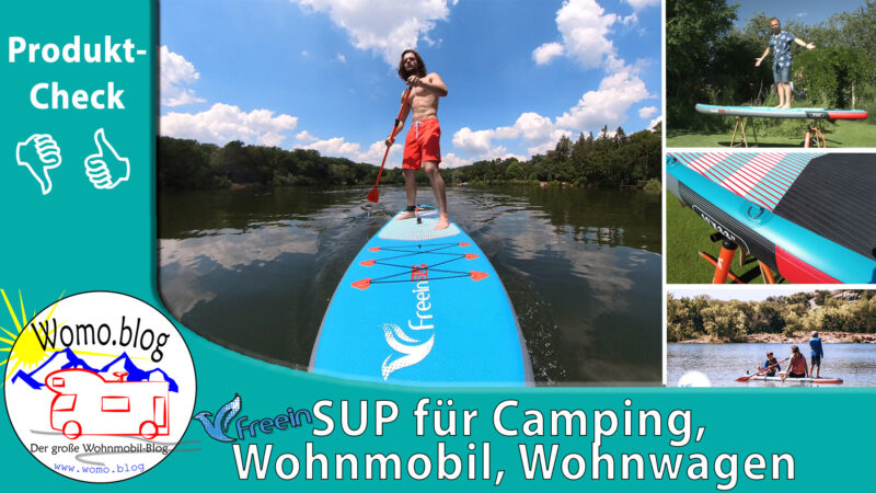 SUP für Camping, Wohnmobil, Wohnwagen: Wir checken das Freeinsup Abenteuer 11′