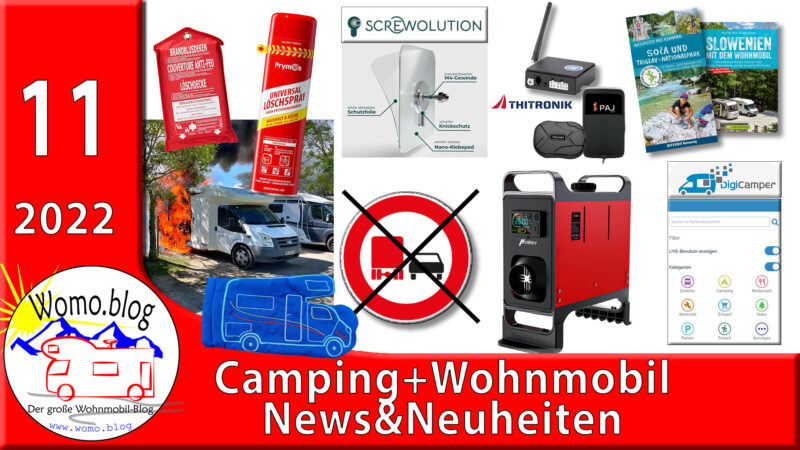 Camping und Wohnmobil News&Neuheiten 11/2022