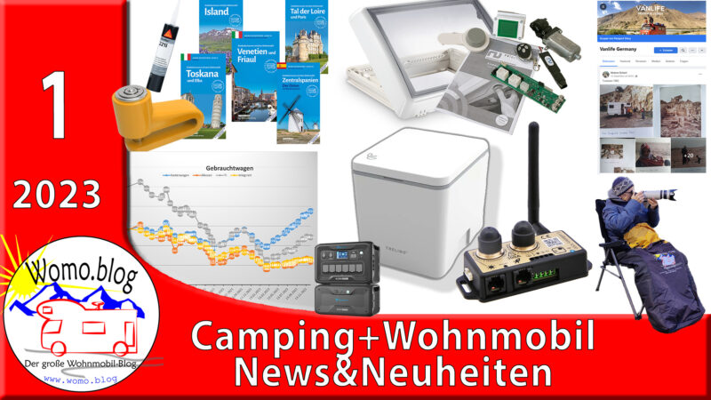 Camping und Wohnmobil News&Neuheiten 01/2023