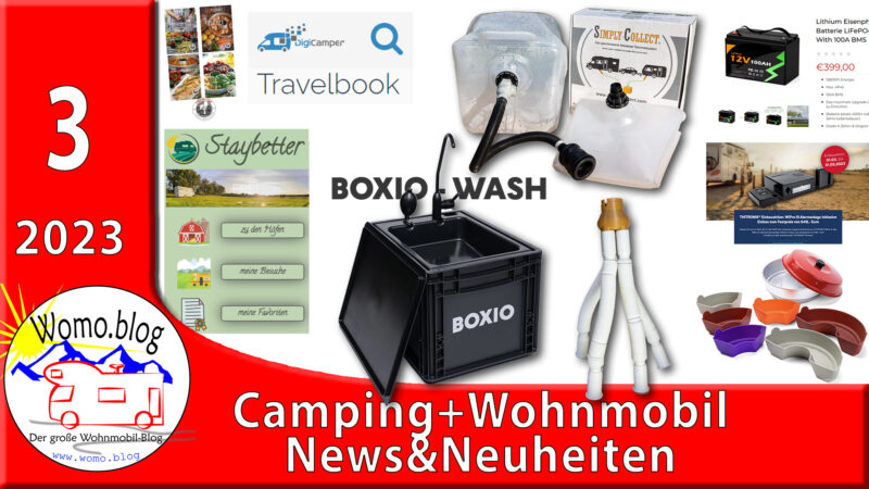 Camping und Wohnmobil News&Neuheiten 03/2023