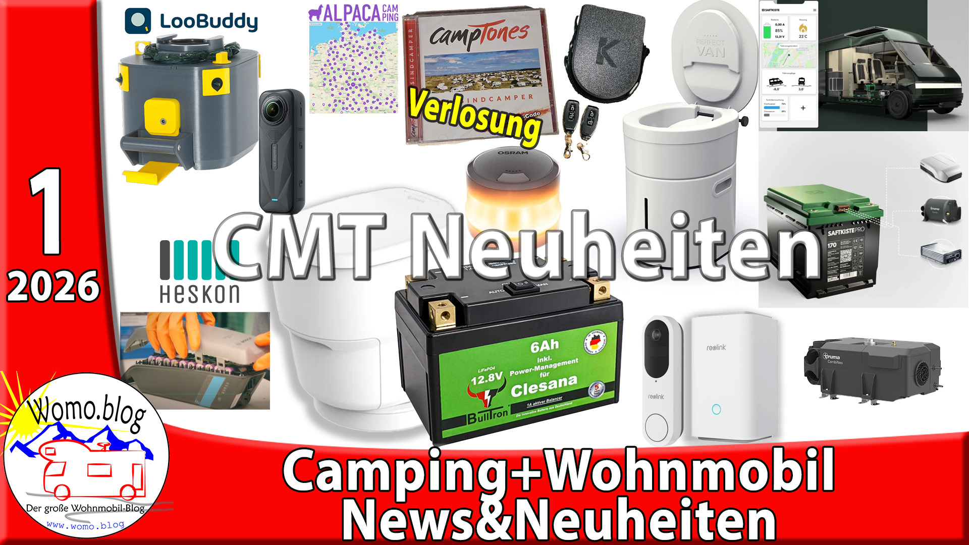 Camping und Wohnmobil News&Neuheiten 1/2026 