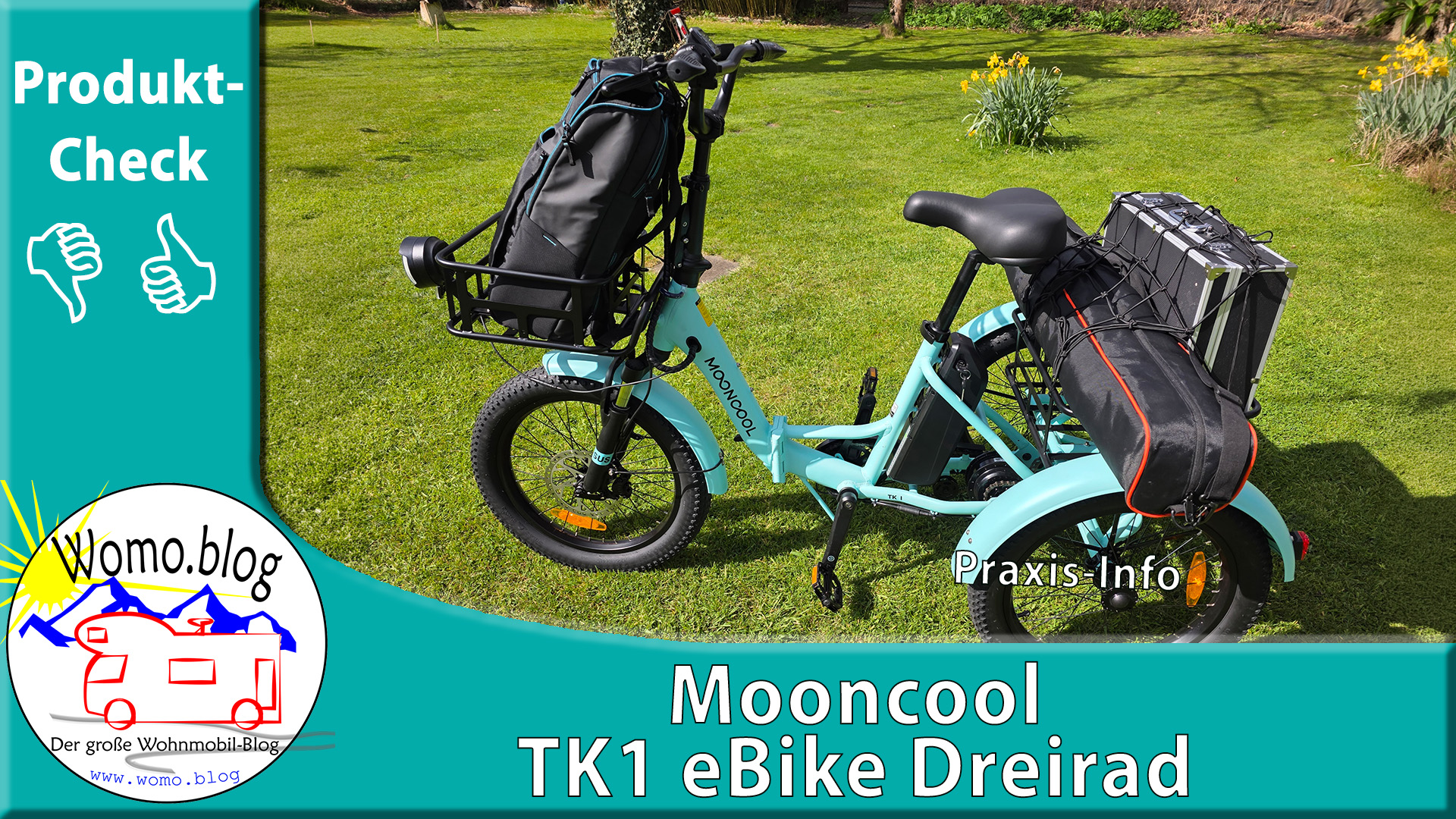 Drei Räder sind sicherer – Mooncool TK1 Dreirad