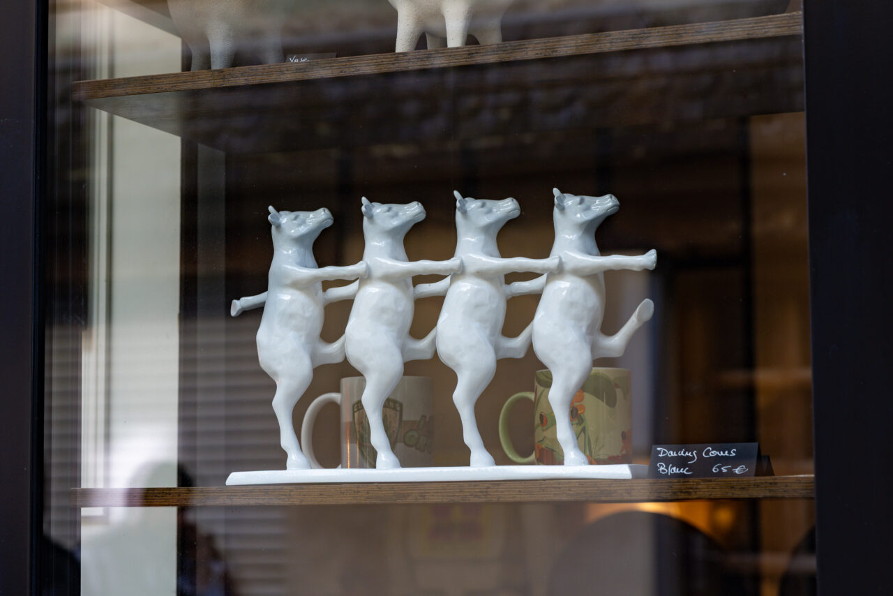 Schaufenster in Étretat