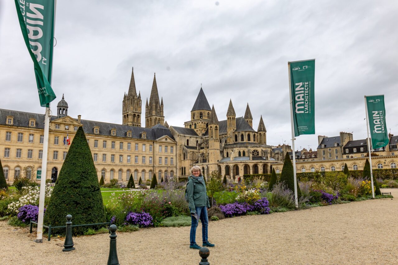 Abbaye aux Hommes in Caen mit Gartenanlage