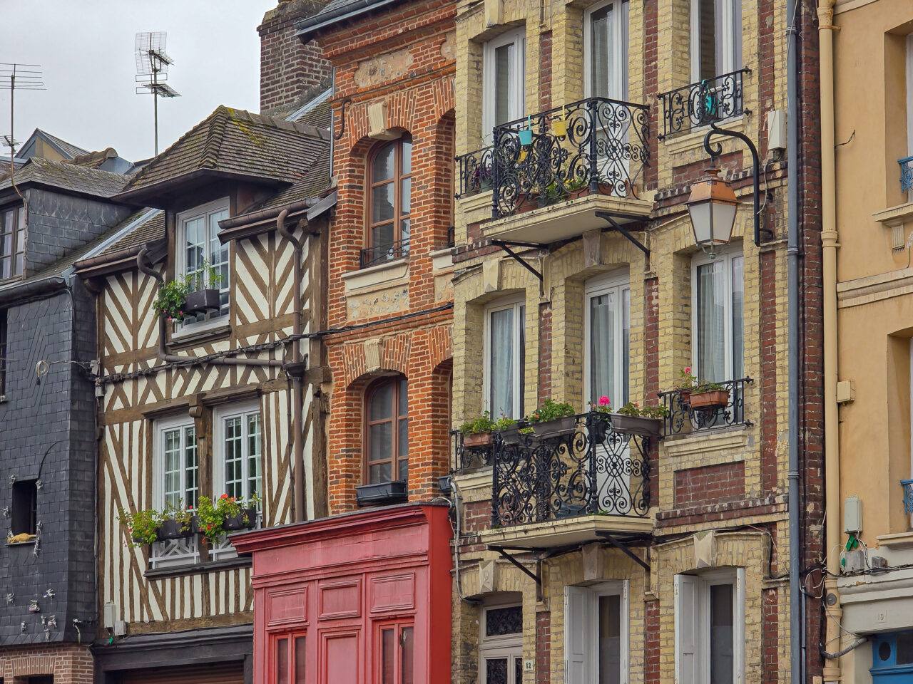 Fassaden in Honfleur