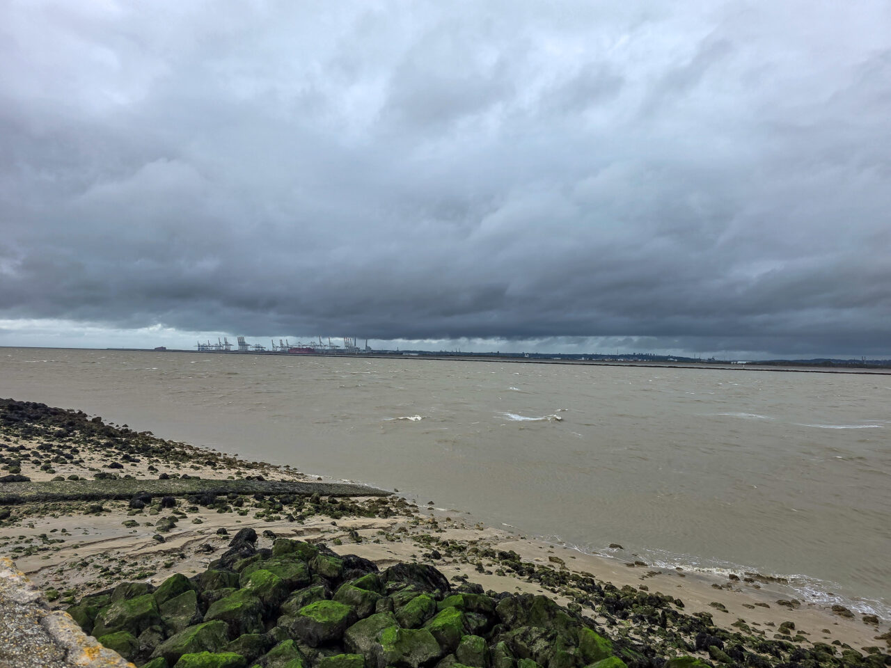 Blick auf die Seine-Mündung